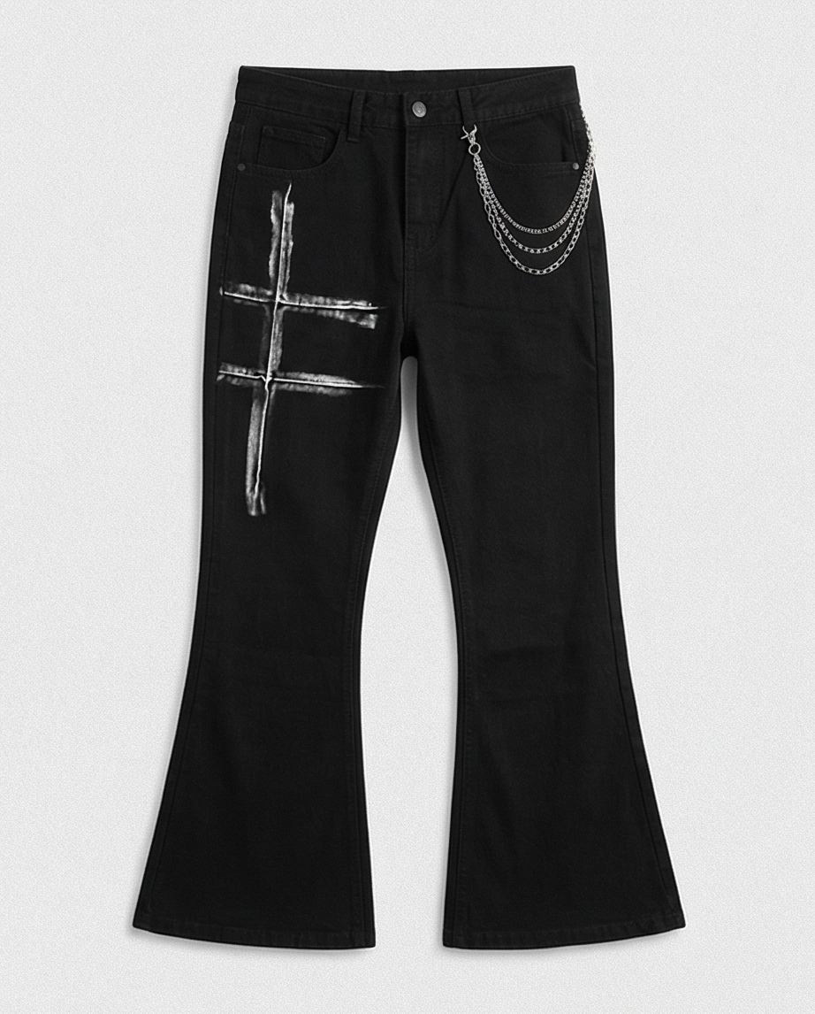 JEAN FLARE STREETWEAR – STYLE UNIQUE 🔥