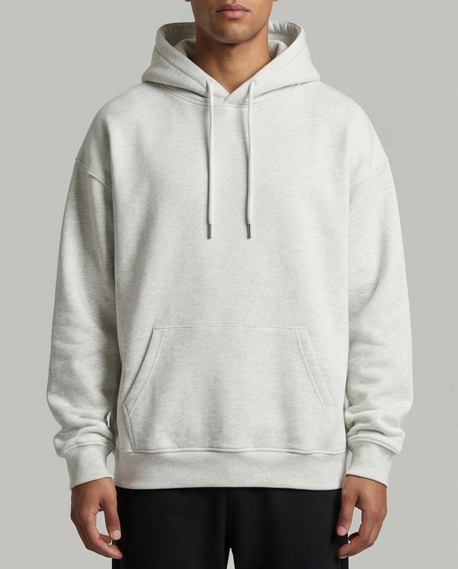 Hoodie gris Chat premium
