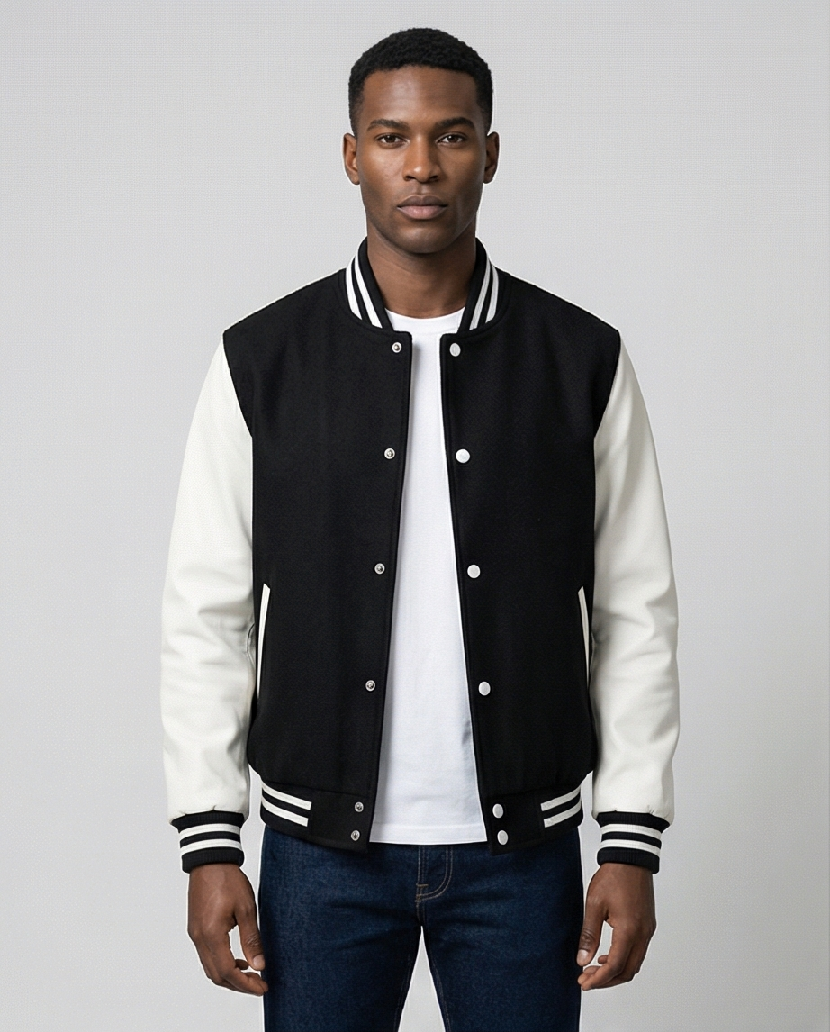 veste teddy bicolore