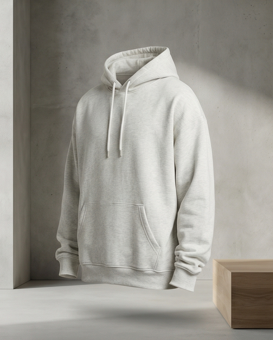Hoodie gris Chat premium