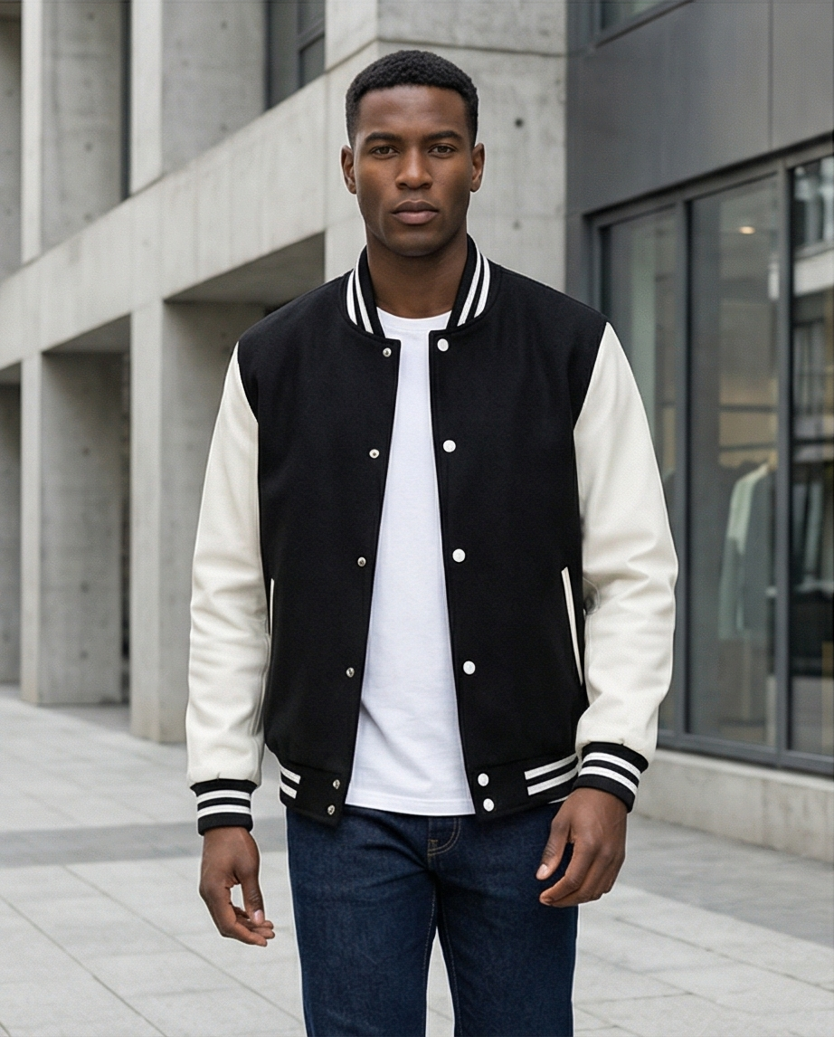 veste teddy bicolore