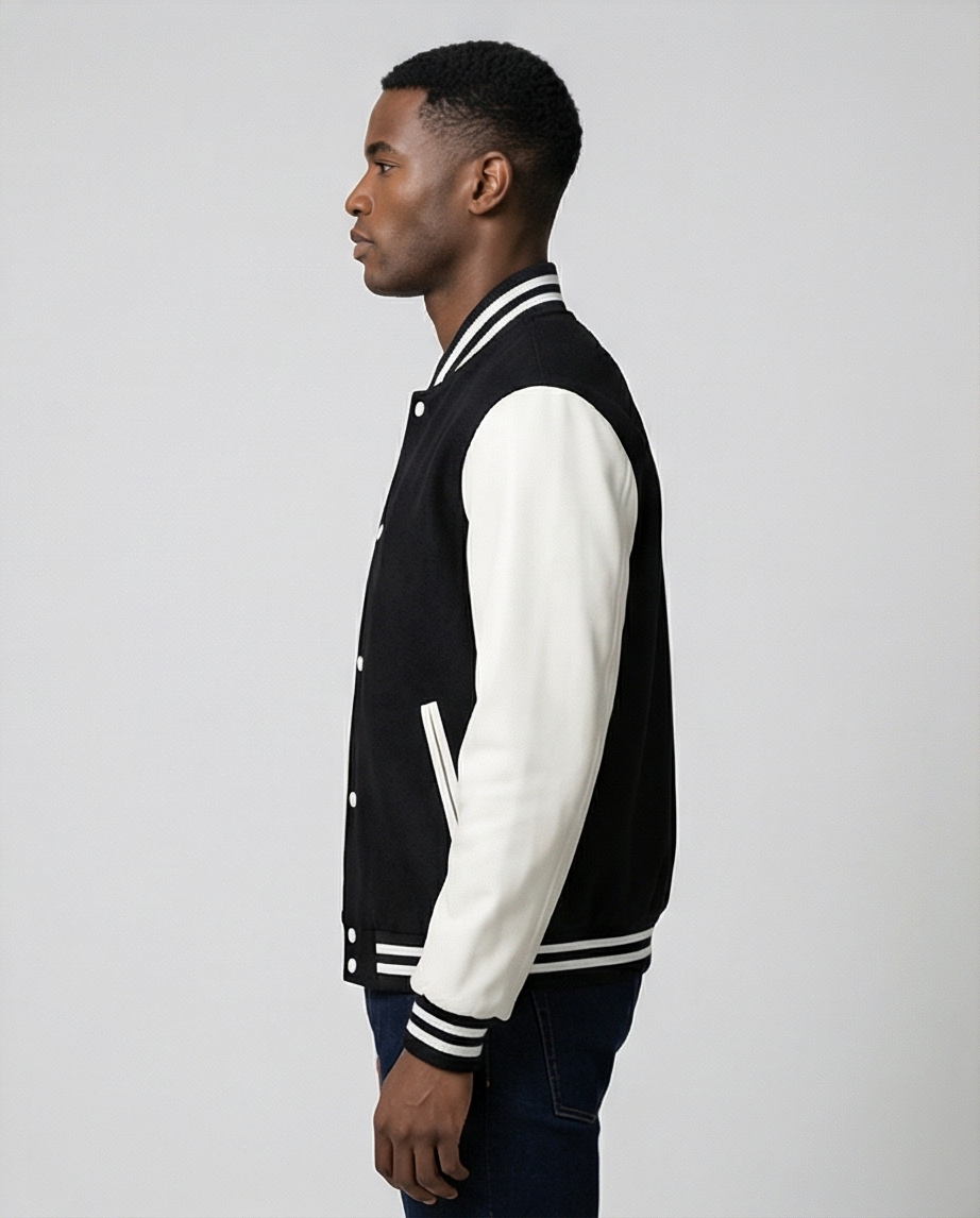veste teddy bicolore