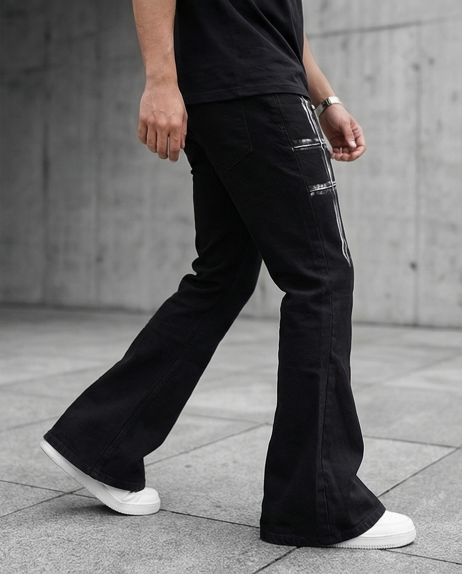 JEAN FLARE STREETWEAR – STYLE UNIQUE 🔥
