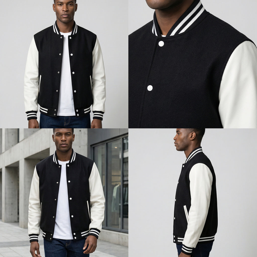 🔥 VESTE VARSITY – STYLE & ÉLÉGANCE 🔥